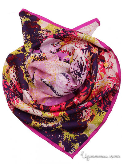 Платок, 90х90 см Venera, цвет мультиколор