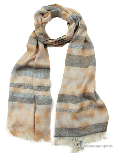 Палантин, 50*180 см Venera, цвет бежевый, серый