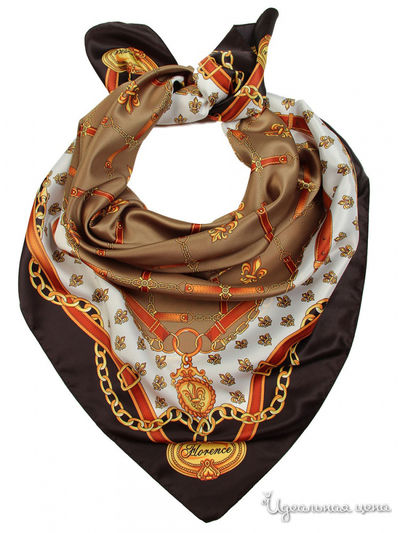 Платок, 90х90 см Venera, цвет мультиколор