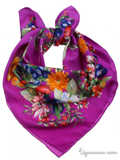 Платок, 90х90 см Venera, цвет мультиколор