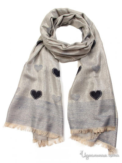 Палантин, 70*180 см Venera, цвет серебристый, серый