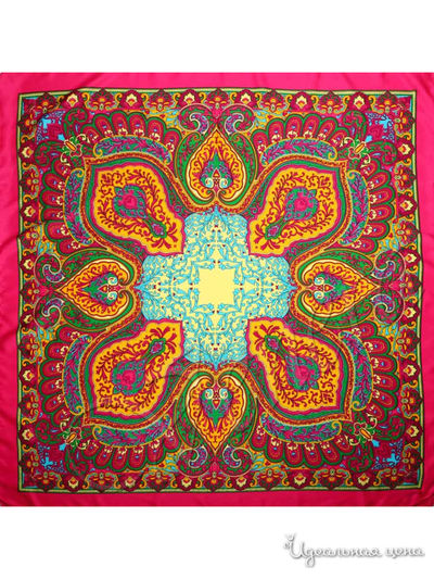Платок, 90*90 см Venera, цвет фуксия