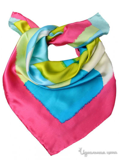 Платок, 90*90 см Venera, цвет мультиколор