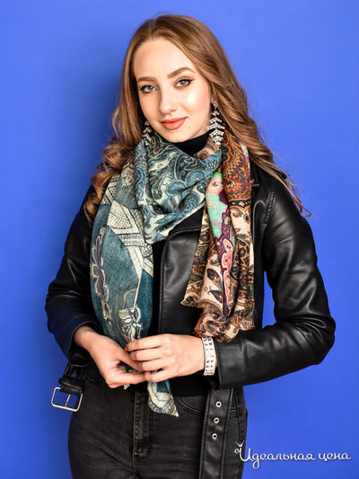 Палантин, 70*180 см Venera, цвет мультиколор