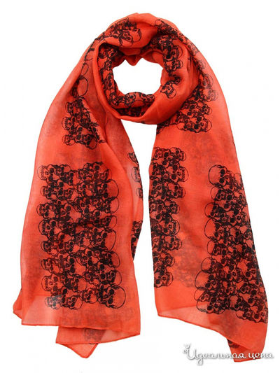 Палантин, 105*185 см Venera, цвет красный