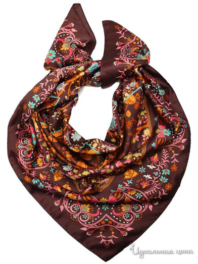Платок, 90*90 см Venera, цвет мультиколор