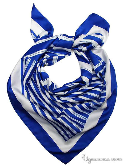 Платок, 90*90 см Venera, цвет синий