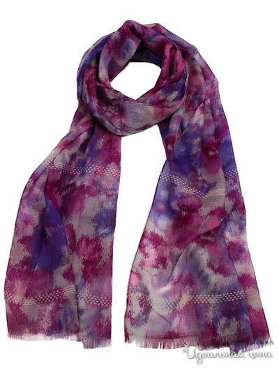 Палантин, 60х180 см Venera, цвет сиреневый, цветной