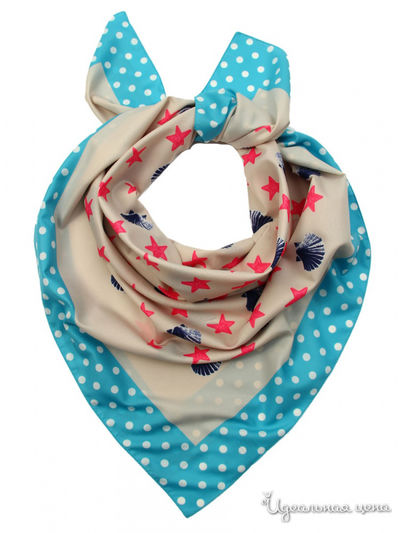 Платок, 90*90 см Venera, цвет мультиколор