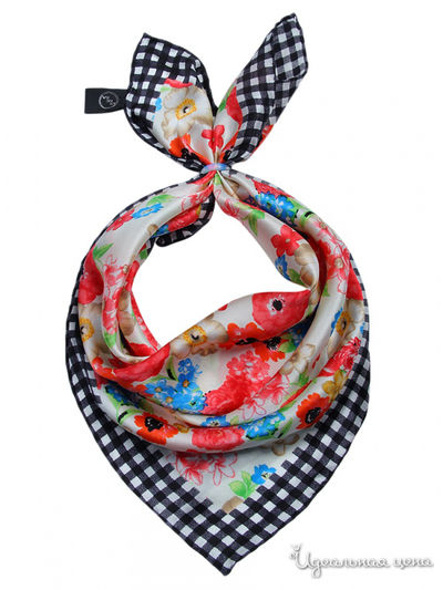 Платок, 53*53 см Venera, цвет мультиколор