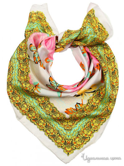 Платок, 90*90 см Venera, цвет мультиколор
