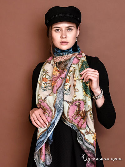 Палантин, 70*180 см Venera, цвет мультиколор