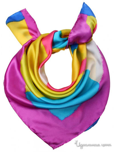 Платок, 90х90 см Venera, цвет мультиколор