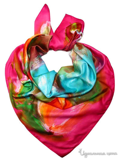 Платок, 90х90 см Venera, цвет мультиколор