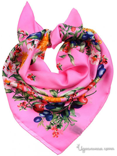 Платок, 90х90 см Venera, цвет мультиколор