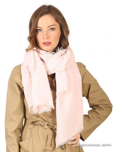 Палантин, 140*220 см Venera, цвет светло-розовый