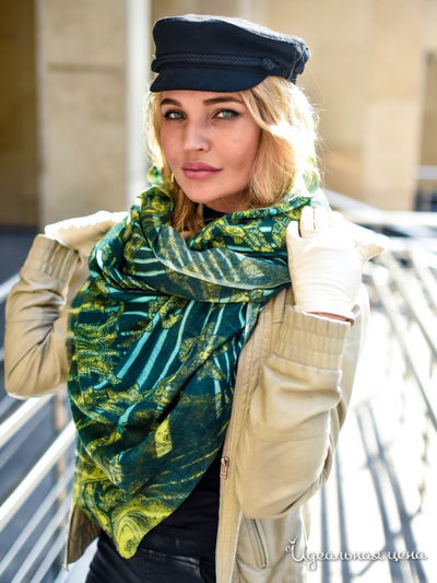 Палантин, 70*180 см Venera, цвет цветной