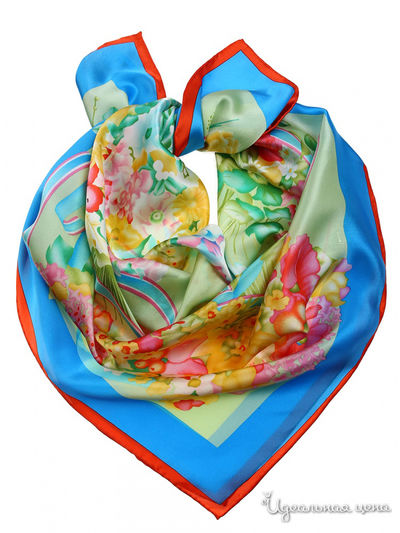 Платок, 90*90 см Venera, цвет мультиколор