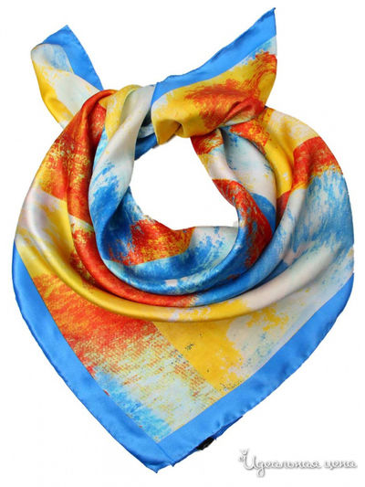 Платок, 90х90 см Venera, цвет мультиколор