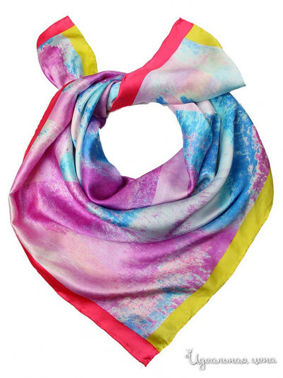 Платок, 90х90 см Venera, цвет мультиколор