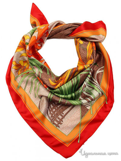 Платок, 90*90 см Venera, цвет мультиколор