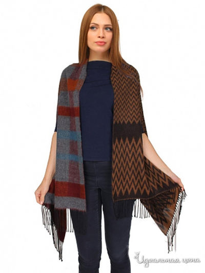 Пончо, 68*200 см Venera, цвет мультиколор