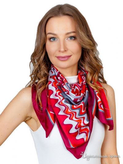 Платок, 90*90 см Venera, цвет мультиколор