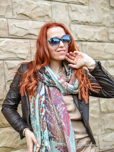 Палантин, 70*180 см Venera, цвет мультиколор