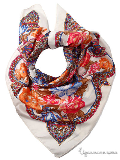 Платок, 90*90 см Venera, цвет мультиколор