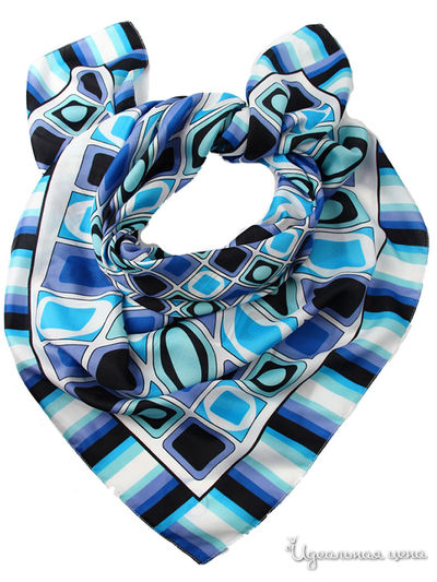 Платок, 90*90 см Venera, цвет мультиколор