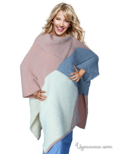 Пончо Venera, цвет мультиколор
