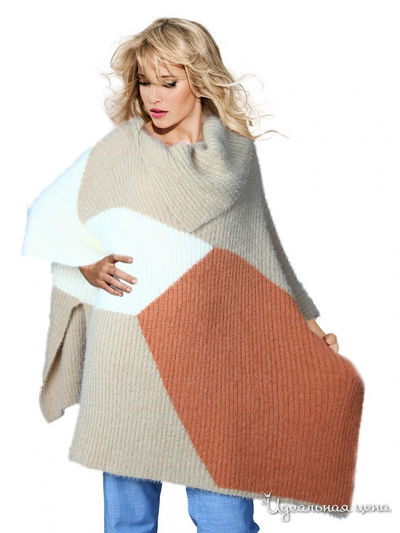 Пончо Venera, цвет мультиколор