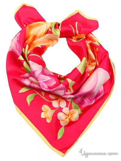 Платок, 90*90 см Venera, цвет мультиколор