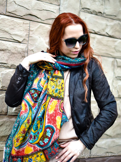 Палантин, 70*180 см Venera, цвет мультиколор