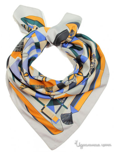 Платок, 90х90 см Venera, цвет мультиколор