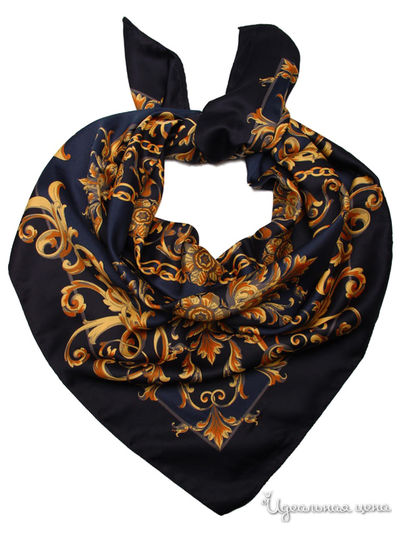 Платок, 90*90 см Venera, цвет синий