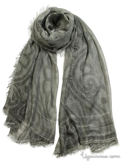 Палантин, 100*190 см Venera, цвет серый