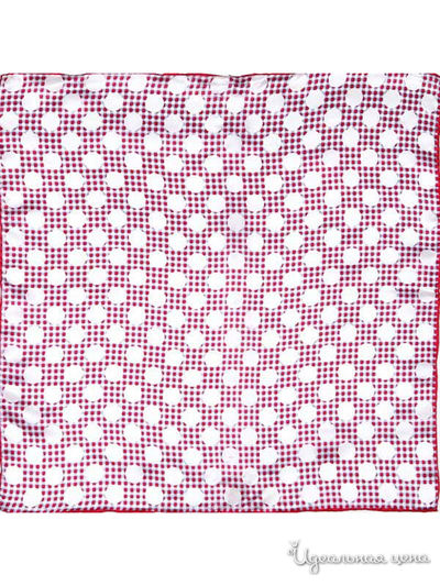 Платок, 53*53 см Venera, цвет фиолетовый, белый