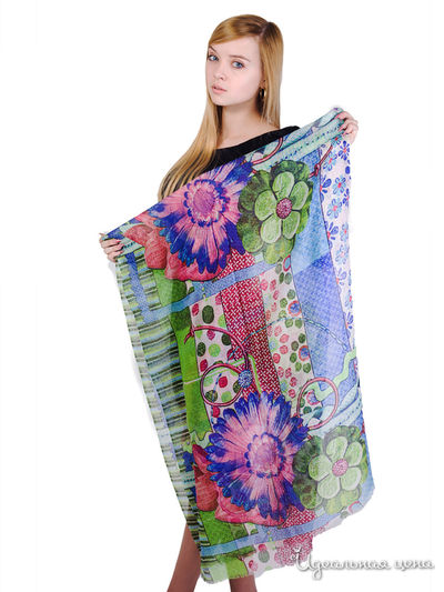 Палантин, 70*180 см Venera, цвет мультиколор