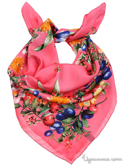 Платок, 90*90 см Venera, цвет мультиколор