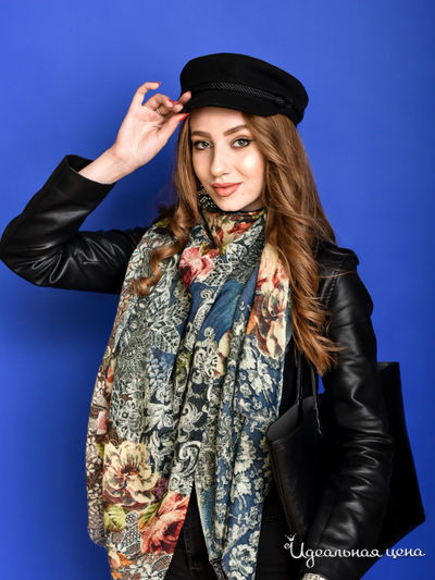 Палантин, 70*180 см Venera, цвет синий, серый, бордовый, розовый