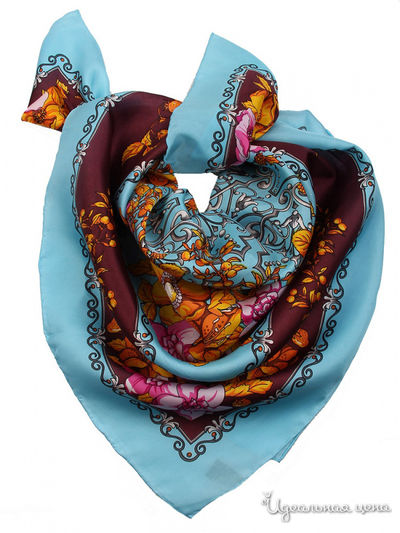 Платок, 90х90 см Venera, цвет мультиколор