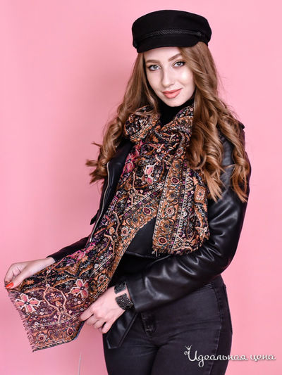 Палантин, 70*200 см Venera, цвет черный