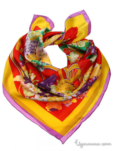 Платок, 90*90 см Venera, цвет мультиколор