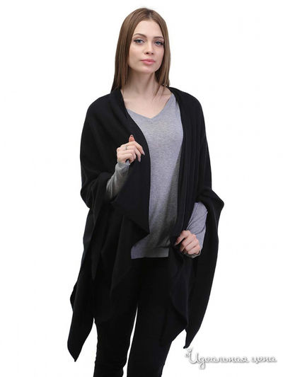 Пончо, 140*140 см Venera, цвет черный