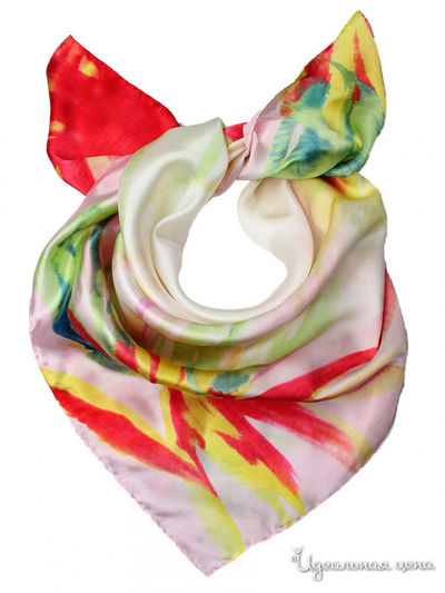 Платок, 90*90 см Venera, цвет мультиколор