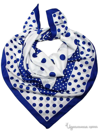 Платок, 90*90 см Venera, цвет синий