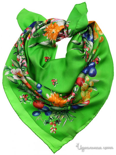 Платок, 90х90 см Venera, цвет мультиколор