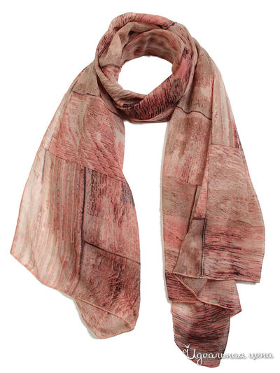 Платок, 90*90 см Venera, цвет красный, розовый