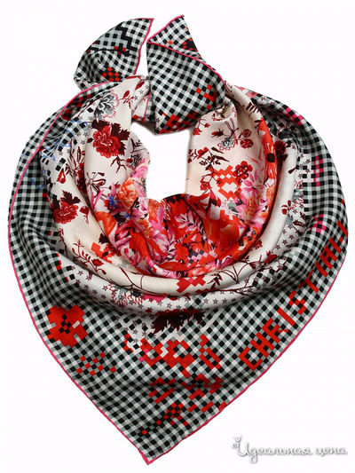 Платок, 90*90 см Venera, цвет мультиколор